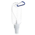 HOT Southeast Asia 30ml 50ml 60ml travel Plastic Key chain Atomizer Empty Reusable Bottles with Metal Hooks