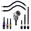 Black Flex Shaft Hose Adaptor Rod Batch Head Angler 1/23/81/4 Rivet Bead Color Connection Adapter Set for Precision Work