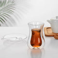 Hot Sale 150ml High Borosilicate Material Double Wall Glass Cup Heat-Resistant Special-Shaped Cups for Water Back School