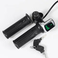 Electric Scooter Throttle Grip 36V 48V Key Lock Power Indicator Throttle Accelerator for Electric Bike Bicycle E-bike