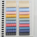 Woven Poplin Yarn Dyed Breathable Shirt Fabric with Stripe Pattern for Girls Shirts and Skirts