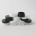 1g Mini Plastic Cream Jar for Skin Care Facial Cream Empty Round Sample Jar Cosmetic Package 1ml