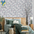 YKWA 4 Modern 3D Flower Wallpaper Murals Waterproof Bedroom Wall Background for Home Decoration Anti-Static Graphic Design
