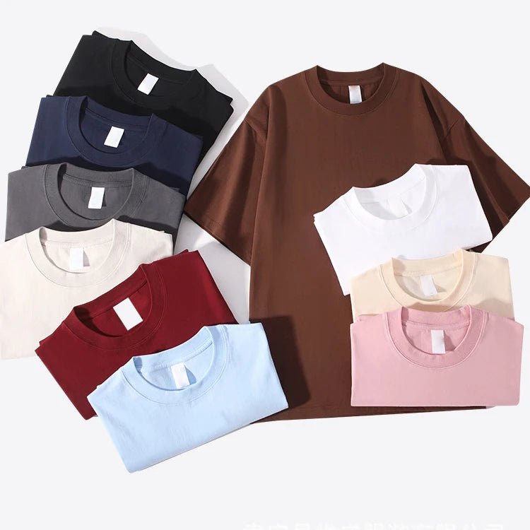 Unisex 100% Cotton Sport T-Shirt Soft Heavyweight Slim Fit Heat-Transfer Printing Formal Fashion Design for Men