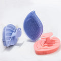 Leaf Shape Silicone Bath Massage Brush for Dogs Cats Pet Grooming Brush Cat Hair Cleaning Tool Dog Cat Bath Brushes