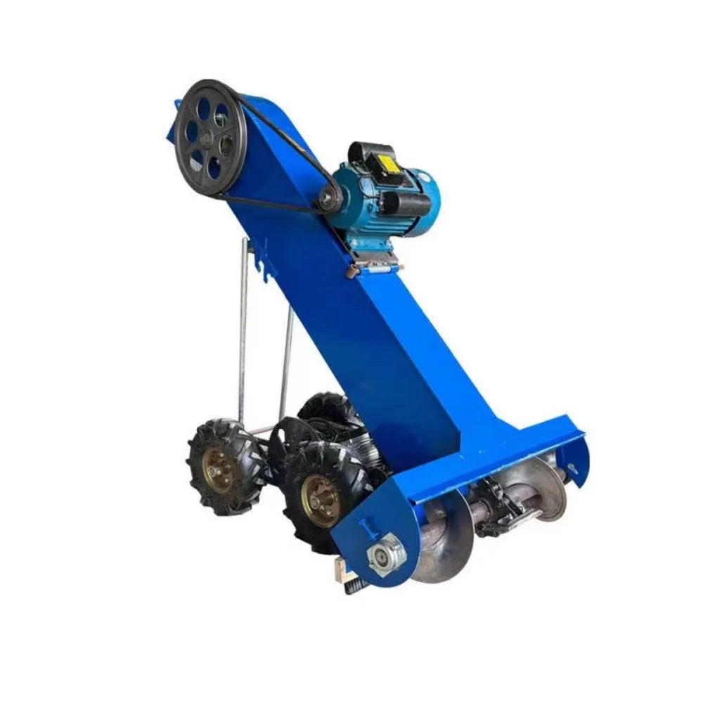 Small Self-propelled Four-wheel Drive Electric Remote Control Walking Grain Scraper