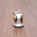 3D Motorcycle Alphabet Bell with Skull Gold 1 Er Guardian Bell Motorcycle 1%er Motorcycle Bell Necklace