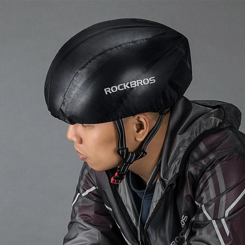 ROCKBROS Cycling Bike Helmets Rain Covers Windproof Waterproof Rain Cover MTB Road Bike Bicycle Helmet Protect Cover