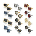 Custom Joyas Brass Non Tarnish Free Gold Plated Men's Wedding Suit Shirts Jewelry Cufflinks for Men