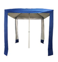 Custom Logo 8 Feet Large Gazebo Tent Square Shape Parasol Waterproof Cabana Beach Umbrellas With Legs Pocket