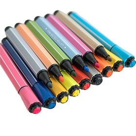 Eco Friendly Mini Water Color Pen 12-36 Color Brush Marker Pen Set Plastic Marker Pen for Kids Drawing