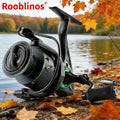 [Germany Stock] Rooblinos RF Left Hand Spinning Fishing Reel 5.2:1 Gear Ratio Aluminum/Nylon/EVA Anti-Reverse System