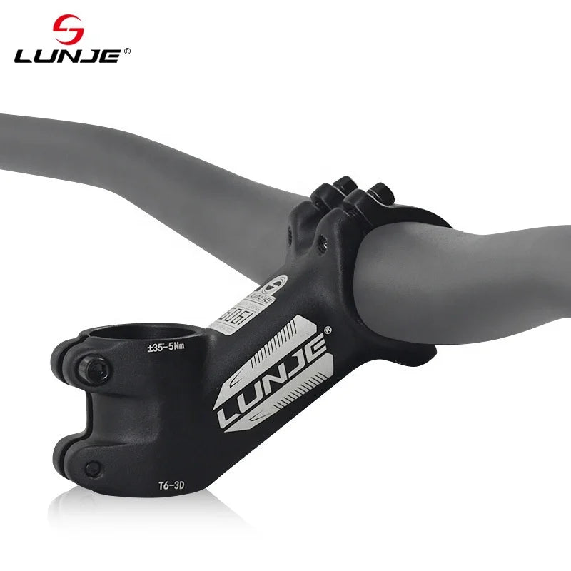 LUNJE Bicycle Parts Mountain Bike Hollow Riser Increase 10/17 Degrees Bicycle Stem