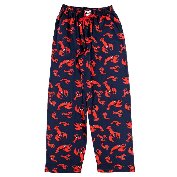 Popular Animal Printed Pajama Bottoms Unisex Lounge Pants Elastic Drawstring Sleep Bottoms With Pockets Loose Pajama Pants