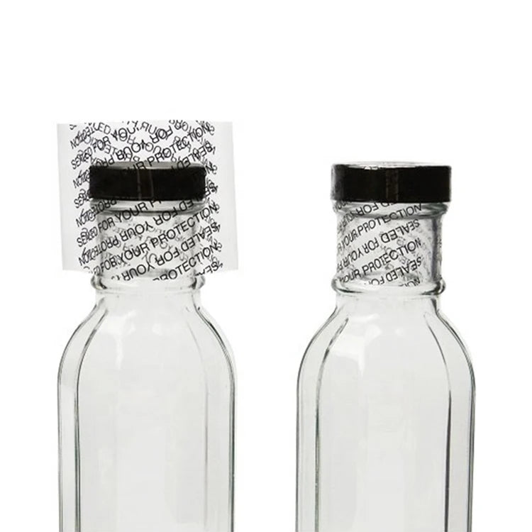 Custom Pvc Pet Heat Shrink Wrap Bands for Plastic Bottles Glass Jars Neck Perforated Printed Hot clear Seal Shrink Band Labels