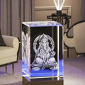 Small Bridge Various Customized Decorations 3D Ganesh Hindu Gods 3D Laser Glass Crystal Crafts