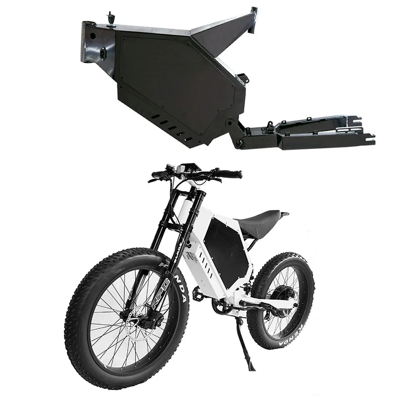 Cheap DIY Road Bike Frame Electric Bicycle Frame Big Strong Can Load in High Ah Battery Ebike Frame 170mm Ebike
