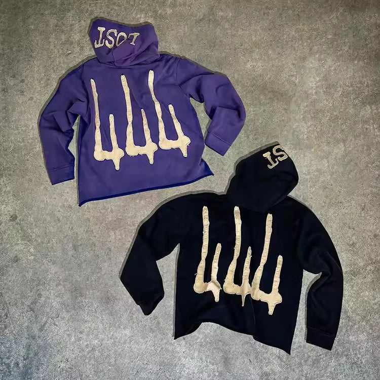 Custom Heavyweight 100% Cotton Autumn Boxy Cropped Hoodie Men Label Embroidery Patch French Terry Sweatshirt