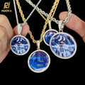Custom Photo Pendant Inlaid Diamond Jewelry Hip Hop Gold Plated 18K Iced Out Pendant