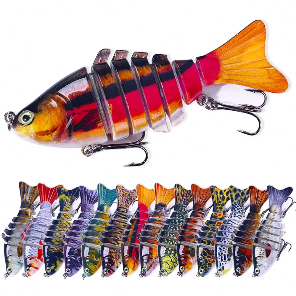 2026 Wholesale Jigging Hard Fishing Multi-Jointed Realistic Gliding Fishing Swimbait for Stick Bass Pike Lure