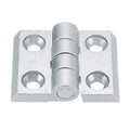4040 Aluminum Profile Accessory Zinc Alloy Silver/Black Hinge for Industrial & Kitchen Furniture Aluminum Profiles Warehouses