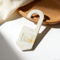 Customized New Design Personal Mold Hanging Scented Ceramic Aroma Diffuser Hanger Fragrance Porcelain Plaster Stone
