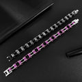 Wholesale Punk Man Jewelry Stainless Steel Retro Black Bracelet Man Bike Bicycle Chain Man Bracelet Bangle