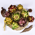 L928 Artificial Fruits and Vegetables Artichoke Fruit Plastic Artificial Artichoke for Table Decoration Showroom Display