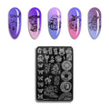 Nail Salon Image Plates 9.5x14.5 Mix Design Flower Butterfly Image Nail Stamping Plates