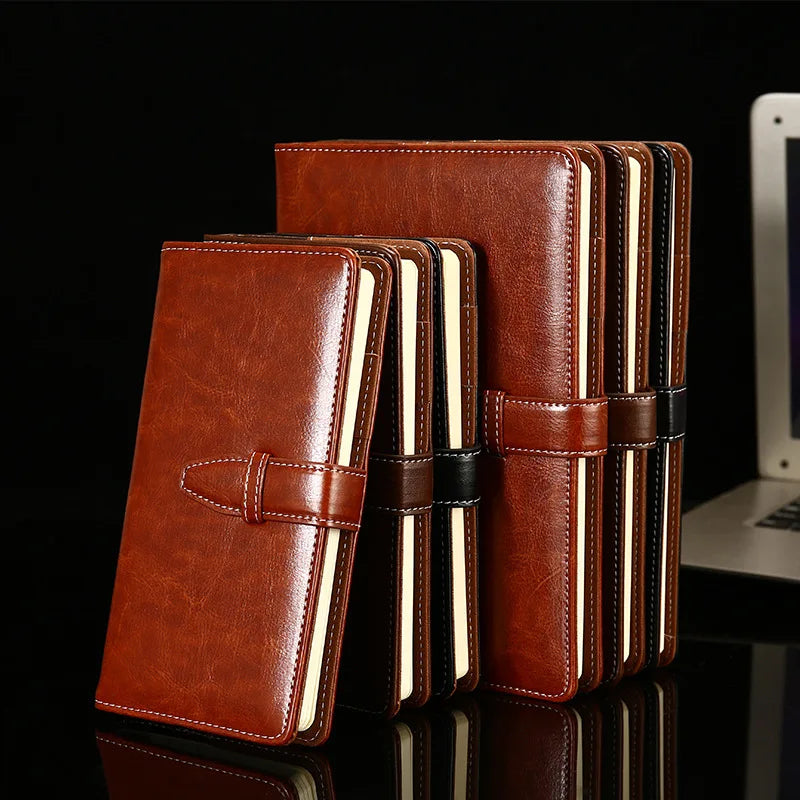 Customized Factory Wholesale High-end Business Planner Pu Leather A5 Diary 2023 Weekly Planner Office Notebook