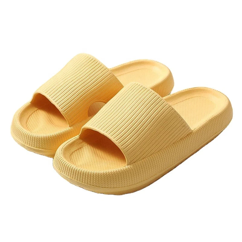 Leisure EVA Thick Platform Slippers Pillow Soft Sole Slide Sandals Breathable Lightweight Anti-Slip Summer Winter Anti-Slippery