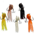 Vivi Aritificial Octopus Swimbait Soft Fishing Lure with Skirt Tail Lingcod Rockfish Jigs for Saltwater Ocean Fishing