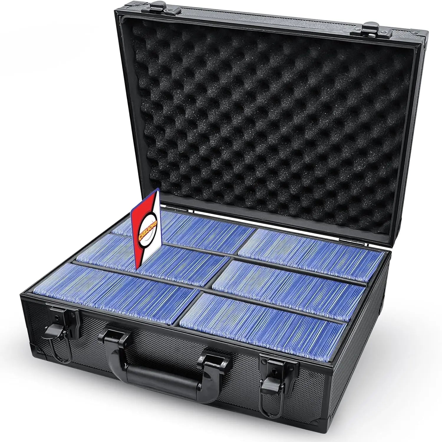 Customizable Portable Trading Card Storage Box Hard Case for Sports Cards OEM Support