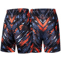 Wholesale Men Summer Lightweight Loose Fit Printed Sports Shorts Quick Dry Breathable 100% Polyester Elastic Waist Gym Running