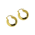HEH631 100% 925 Sterling Silver Minimalist Huggie Hoop Earrings for Women Men