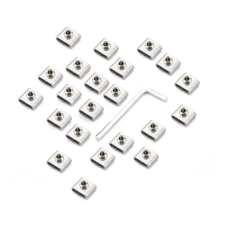ALLMARINE 201/304 Stainless Steel Banding Screw Buckle Assembly Tools Sizes 1/4'' 3/8'' 1/2'' 5/8'' 3/4''