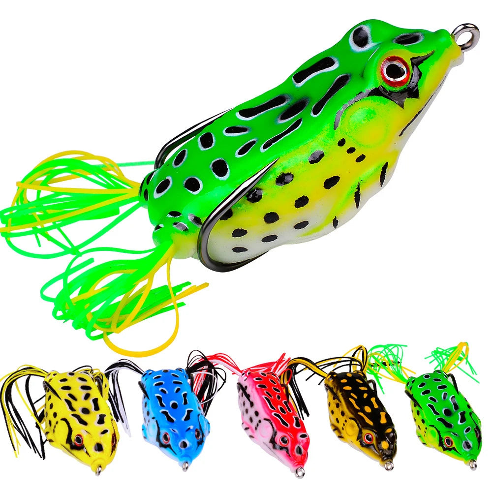 ZHUO RUN 2025 Promotion Factory Price Soft Fishing Frog Lure 5g 9g 13g 17.5g Artificial Bait for Fishing