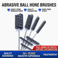 Industrial 40-77mm Flexible Honing Brushes Grit120 Abrasive Ball Polishing Brake Cylinders Hydraulics Valve Tool OEM