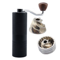 Support Sample Manual Coffee Maker With Grinder Machine Adjustable Setting Steel Burr Coffee Grinder Black China Manufacturer
