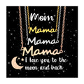100 Models Mother's Day Gift for Mom Mother Stainless Steel 18K Gold Rose Gold Plated Mama Necklace Bracelet Ring Jewelry Set