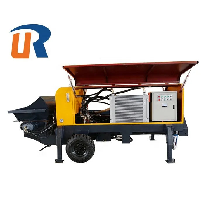Integrated Mixing and Pumping Concrete Transfer Pumps with Different Heights Automatic Concrete Mixing Pumps