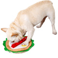 Dog Puzzle Toys Taco-Shaped Interactive Movement Training Toy for Pet Snuffle Mat Enhanced Canine Engagement