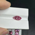 Marquise Cut Pink Color Lab Grown Moissanite VVS1 Diamonds Gemstone