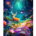 Diy Paint by Numbers Kits for Adults Forest Deer Animals Diy Crafts Gift Acrylic Paint on Canvas Modern Wall Art Picture