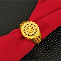 Stylish open dragon ring Jewelry Brass Plated Gold Women's Wedding Party Ring Plated 24K Gold Ring