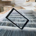 Ultra Thin Silk Screen Tempered Glass with Adhesive Tape Hollow Structure for Industrial Decoration and Display