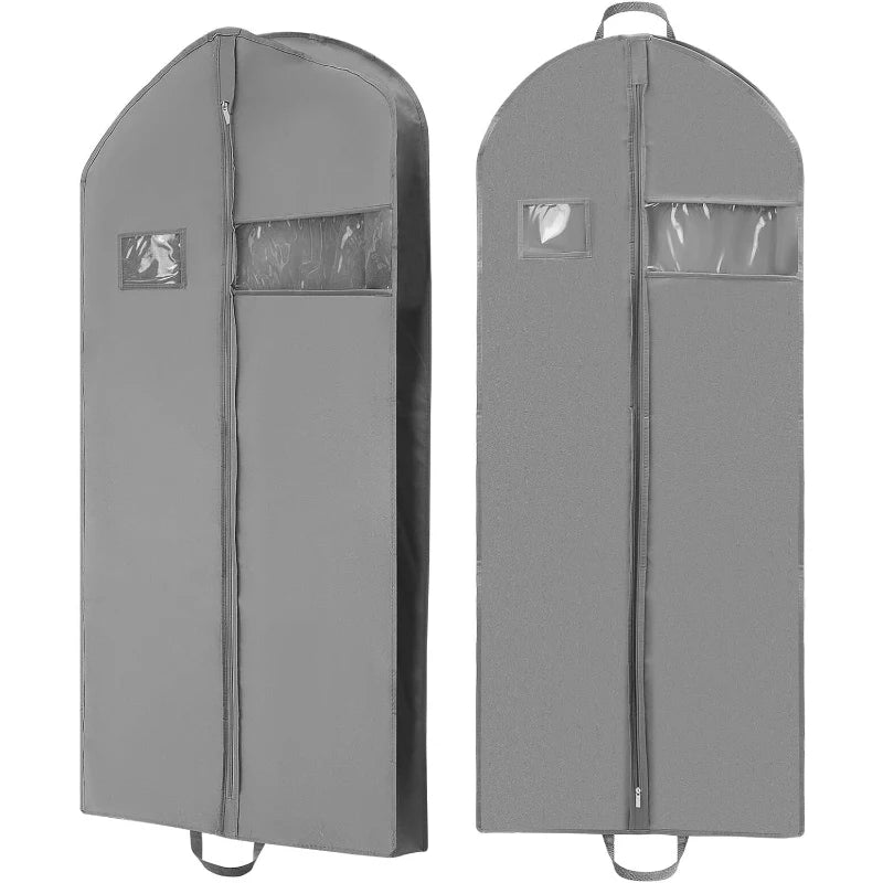 Personalized Logo Custom Garment Bags Coats Package Heavy Duty Non Woven Garment Bag Dress Dust Suit Cover Bag for Clothes