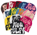 Wholesale Embroidery Logo Printed Y2K Embossed Beanies Jacquard Knitted Beanie Hat for Ladies Man