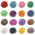 Zhubi 12/0 8/0 6/0 Glass Seed Beads Miyuki Galvanized Dyed Colors Beads for Bracelet DIY Jewelry Making Handmade Charms Crafts