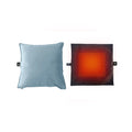 2024 New Electric USB Heating Pillow Graphene Heated Throw Pillows Cover Graphene Elements for Warm Back Cushion Car Application